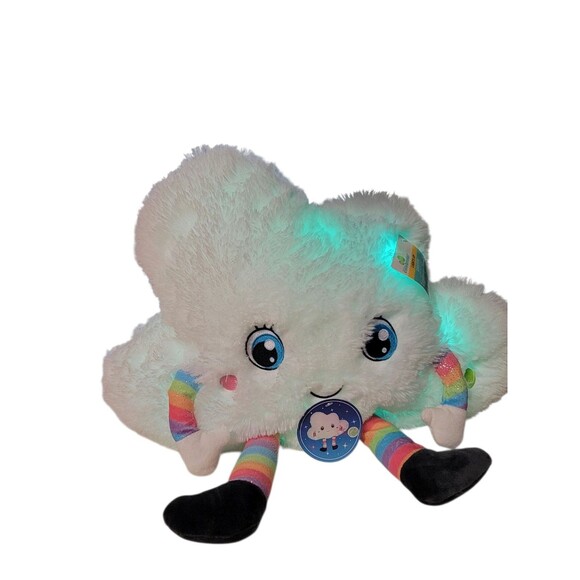 2021 NWT Celebrate Cloud Plush Rainbow Feet And Arms Lights Up Large 20" - Picture 7 of 11